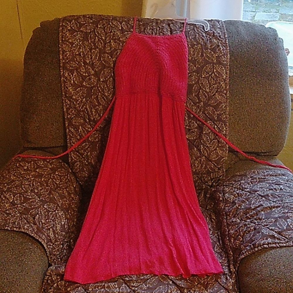 Speechless pink halter dress